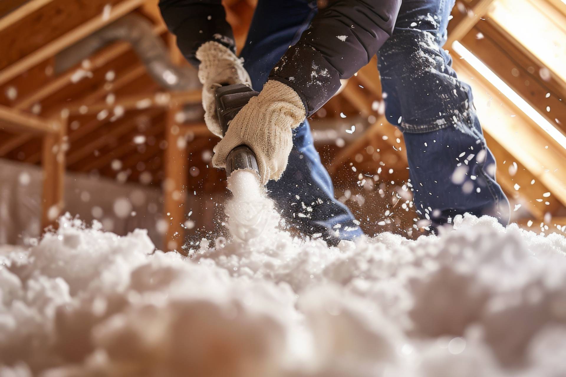 blown-in insulation