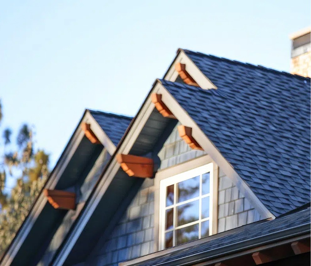 an exterior view of an attic