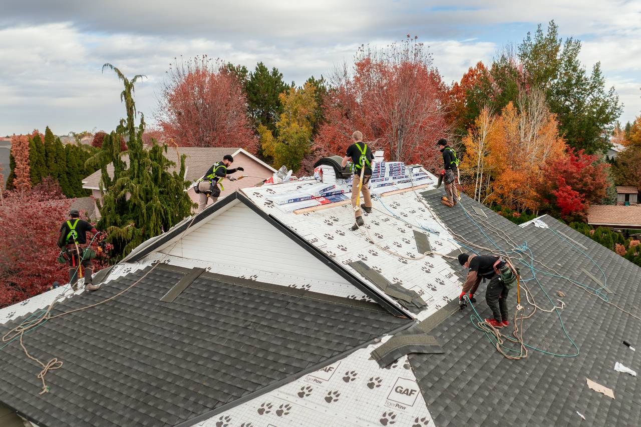 new roof installation project by Comfort IQ